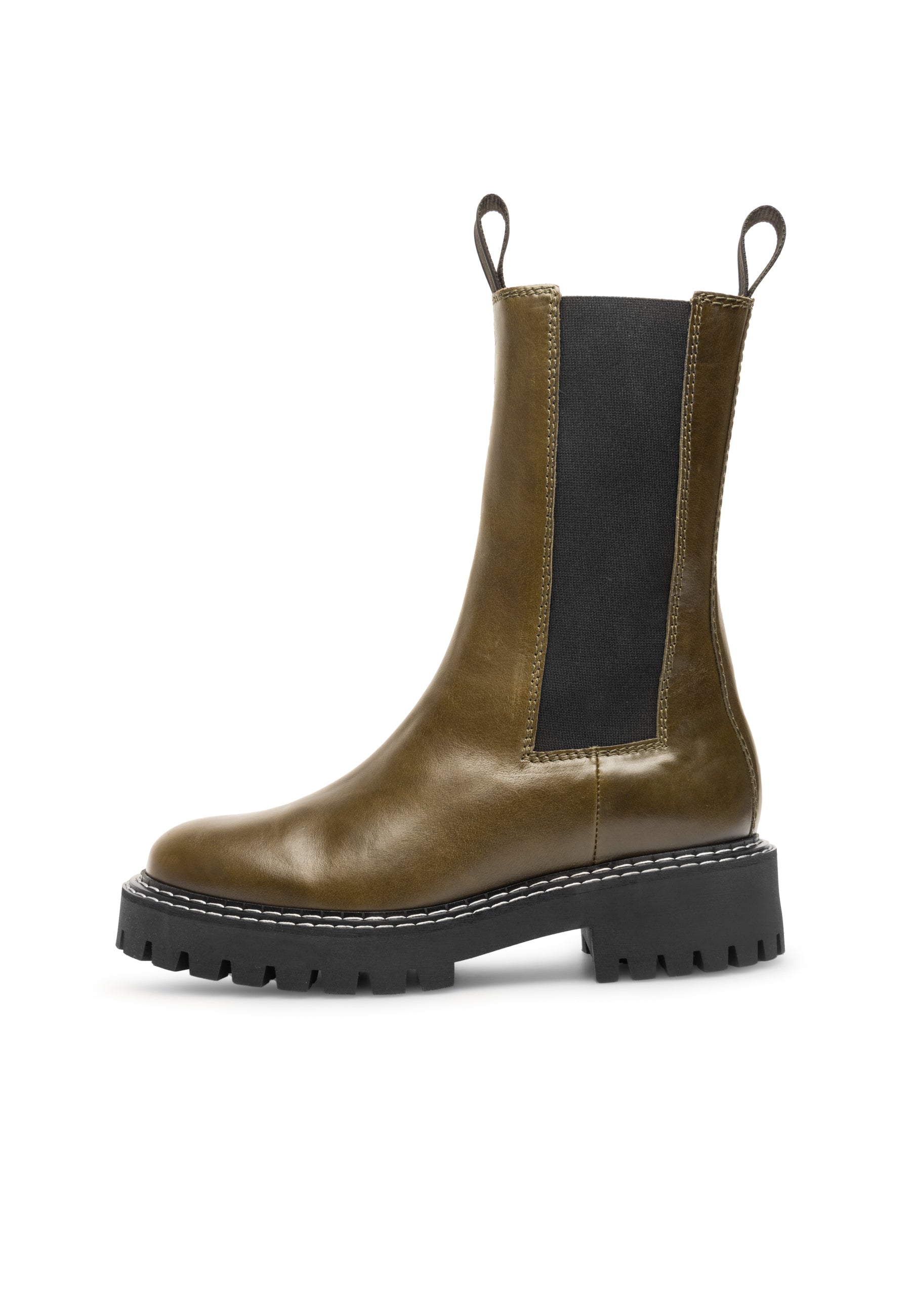 Angie Chelsea Leather Olive LAST Scandinavian Sneakers LAST Webshop