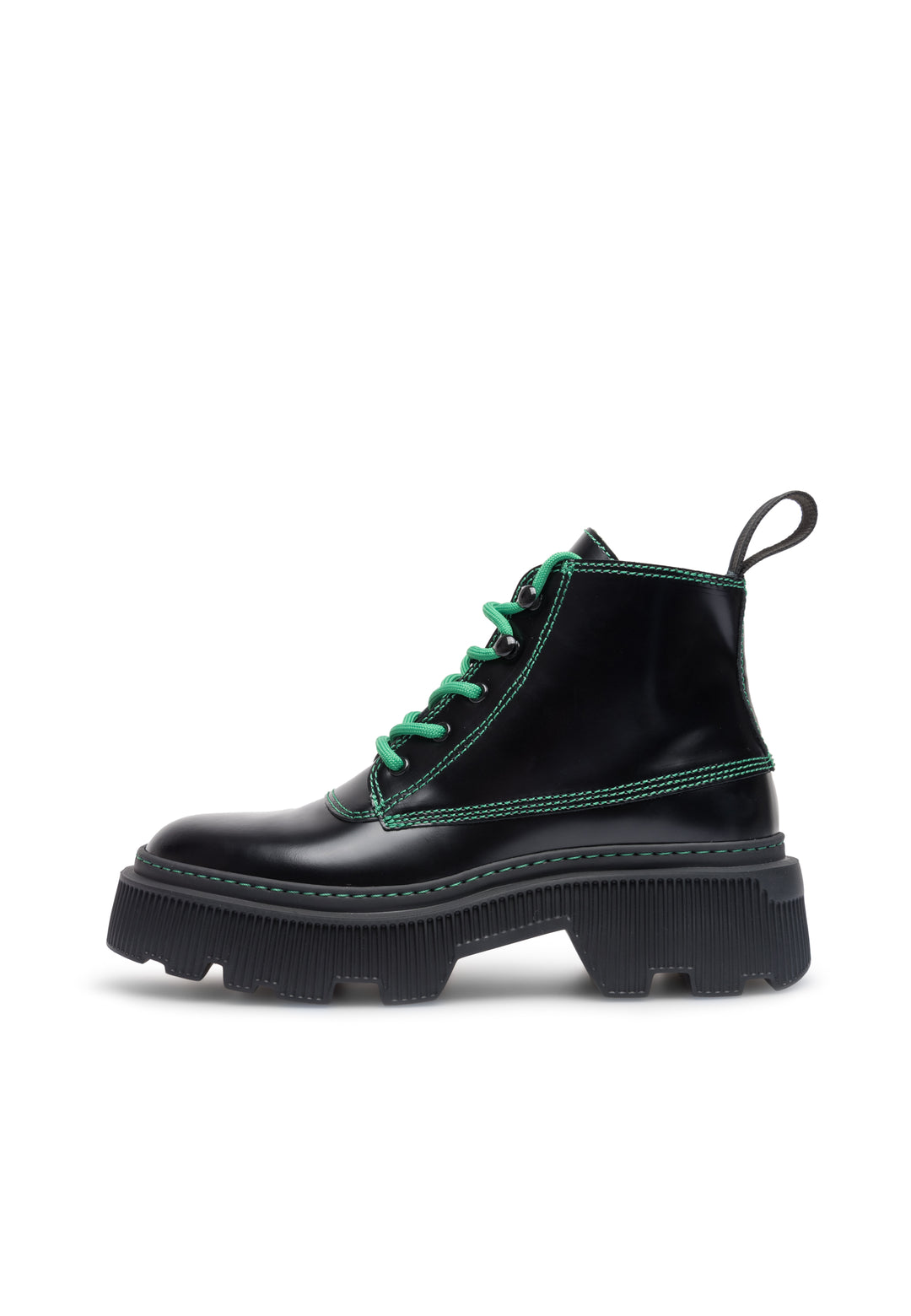 LÄST Anine - Polido Leather - Black Ankle Boots Black