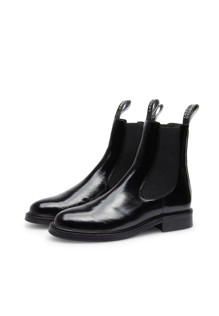 Last Studio Becita Patent Leather - Black* Ankle Boots Black