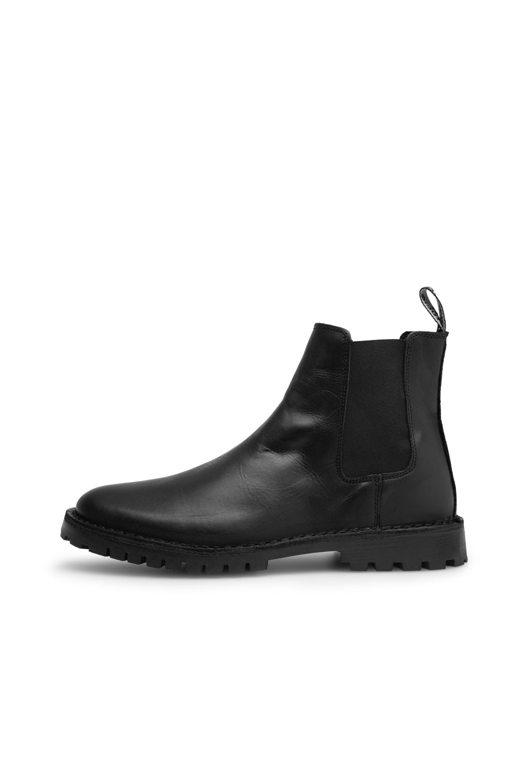 Last Studio Calvin Leather* Ankle Boots Black