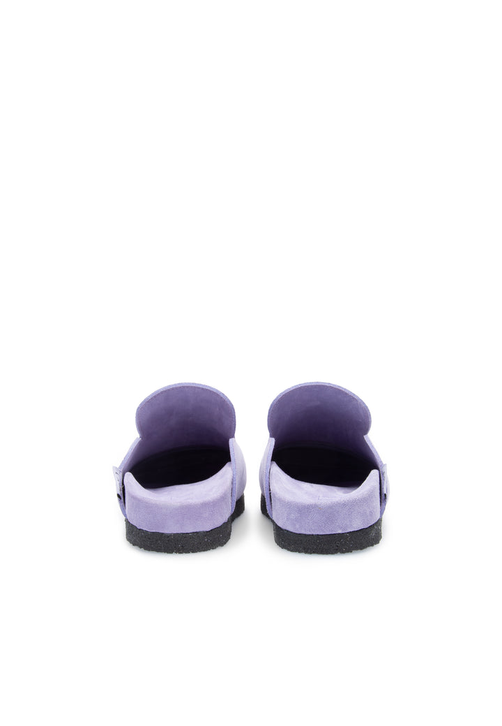 LÄST Cassie - Suede - Lavender Slides Lavender