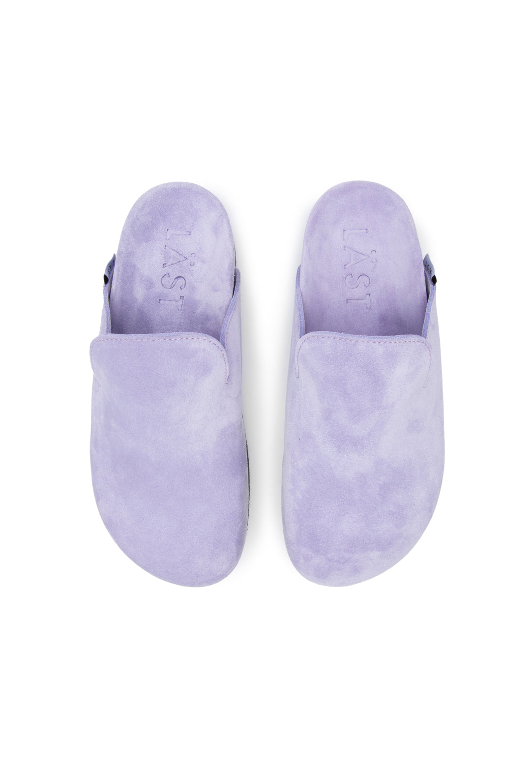 LÄST Cassie - Suede - Lavender Slides Lavender