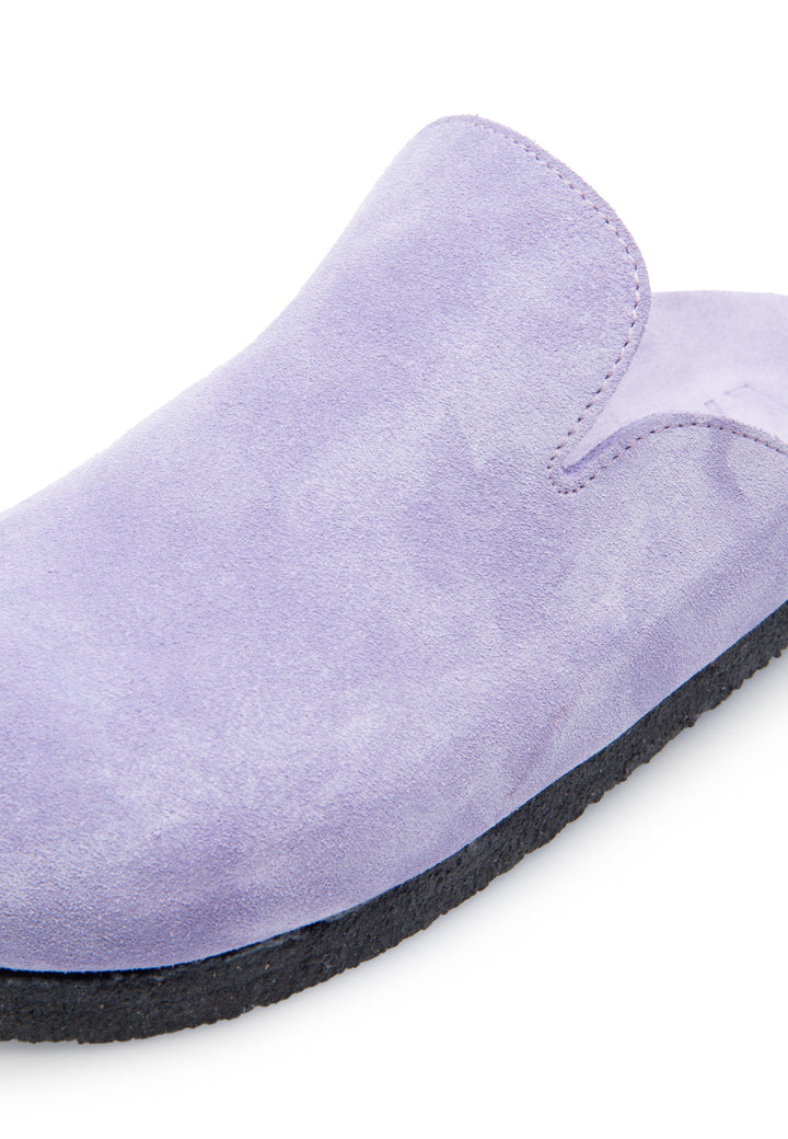 LÄST Cassie - Suede - Lavender Slides Lavender