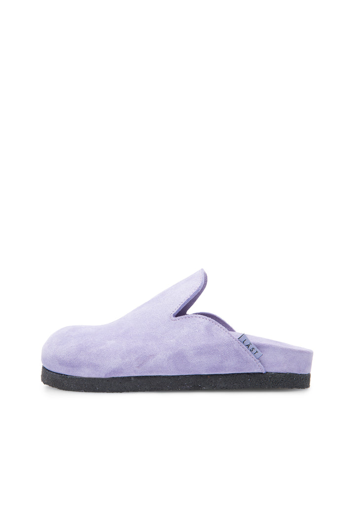 LÄST Cassie - Suede - Lavender Slides Lavender