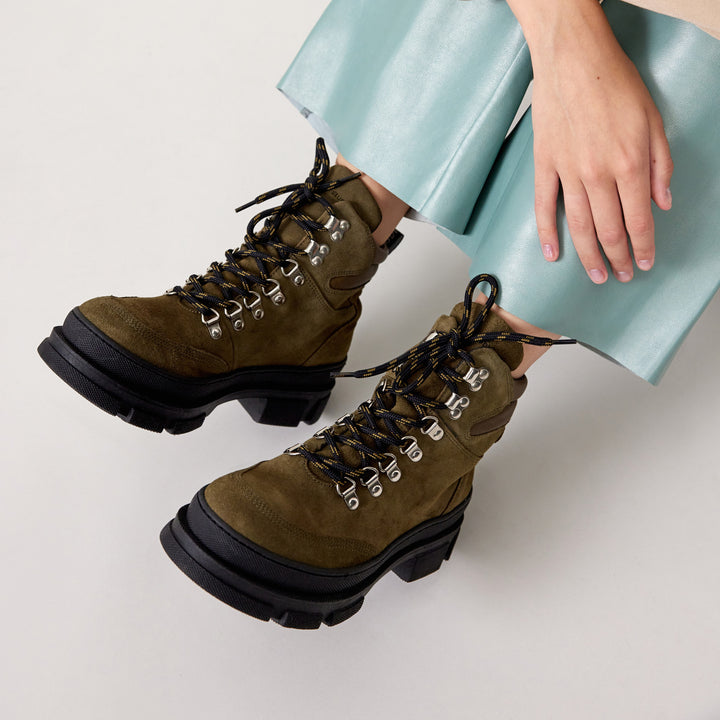 Last Studio Cyrilla Ankle Boots Military