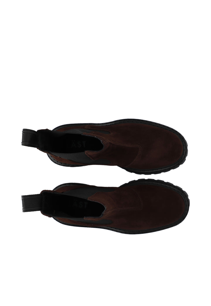 LÄST Demmi - Suede - Dark Brown Ankle Boots Dark Brown