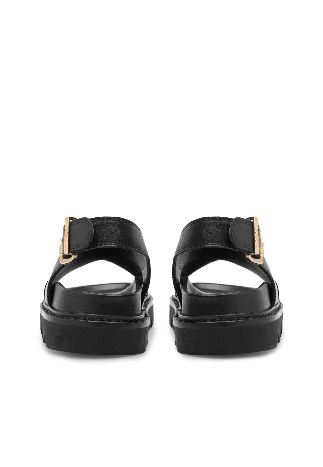 LÄST Diana - Leather - Black Sandals Black