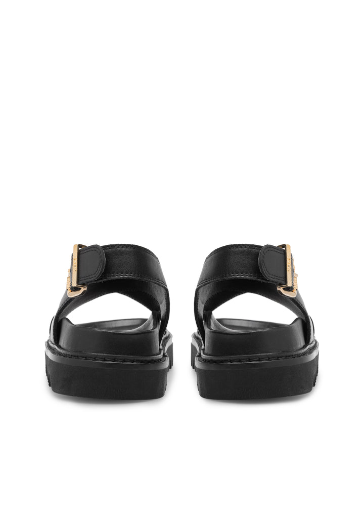 LÄST Diana - Leather - Black Sandals Black