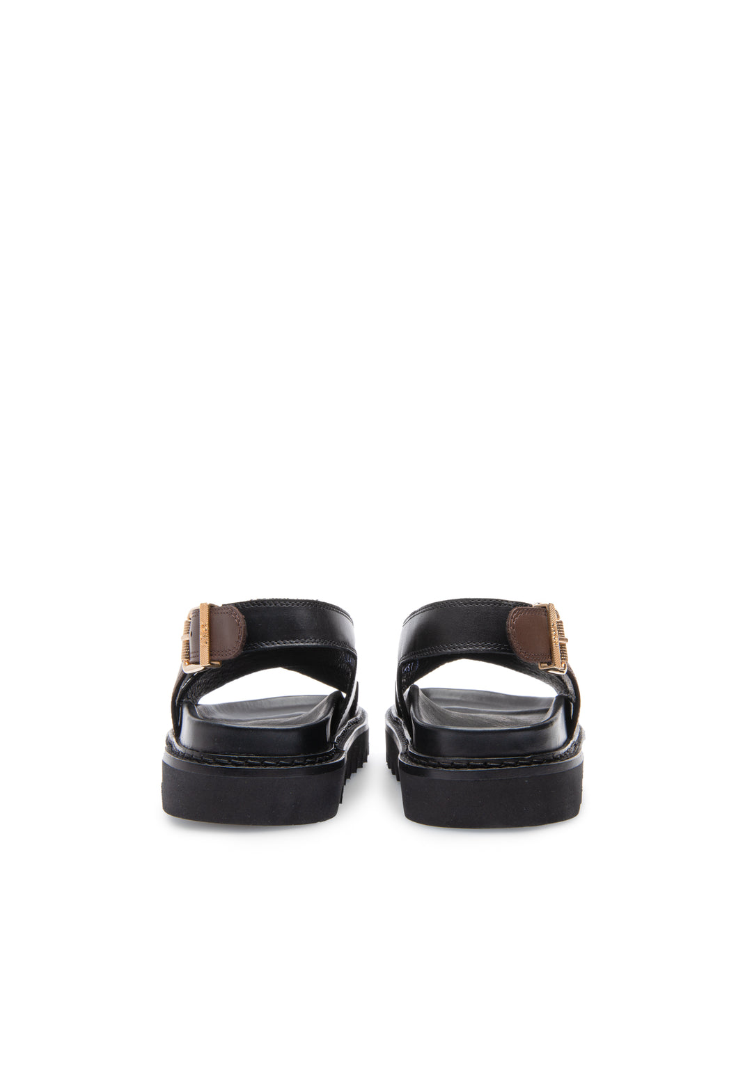 LÄST Diana - Leather - Black/Brown Sandals Black/Brown