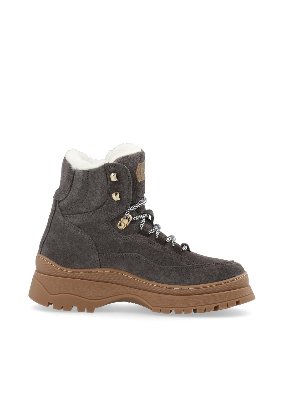 LÄST Downhill - Suede - Dark Grey, Warm Lining Ankle Boots Dark Grey