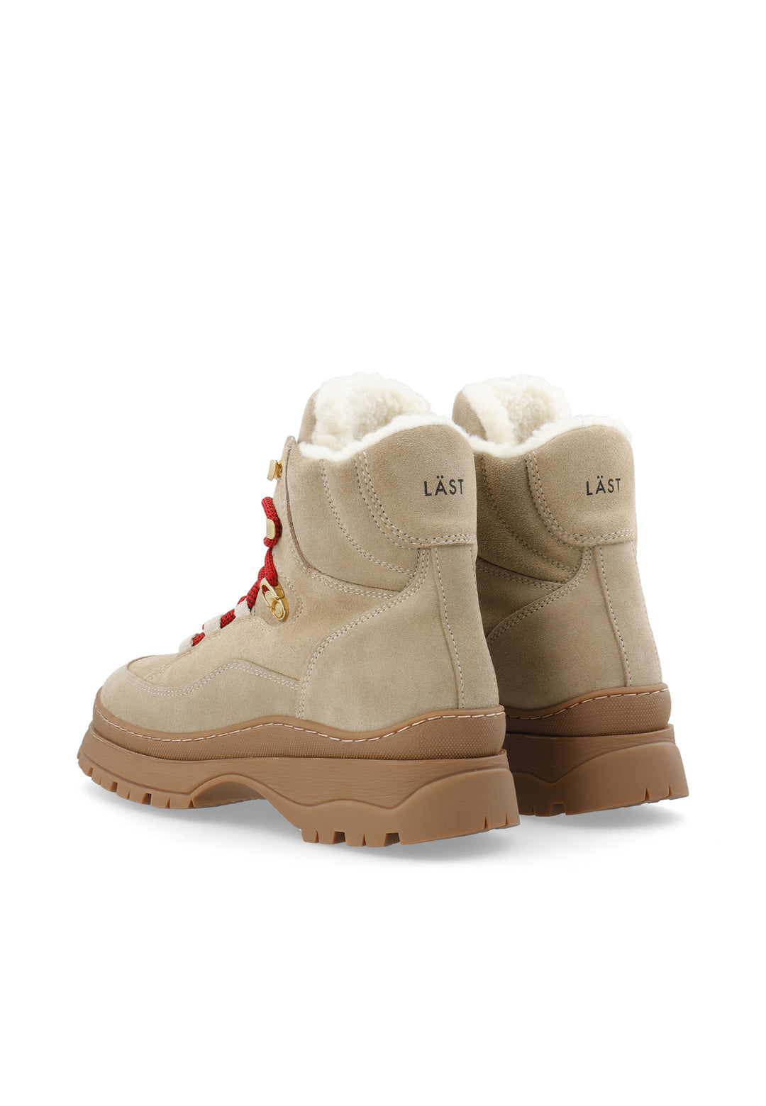 LÄST Downhill - Suede - Natura, Warm Lining Ankle Boots Natura