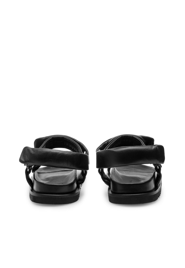 LÄST Flora - Leather - Black Sandals Black