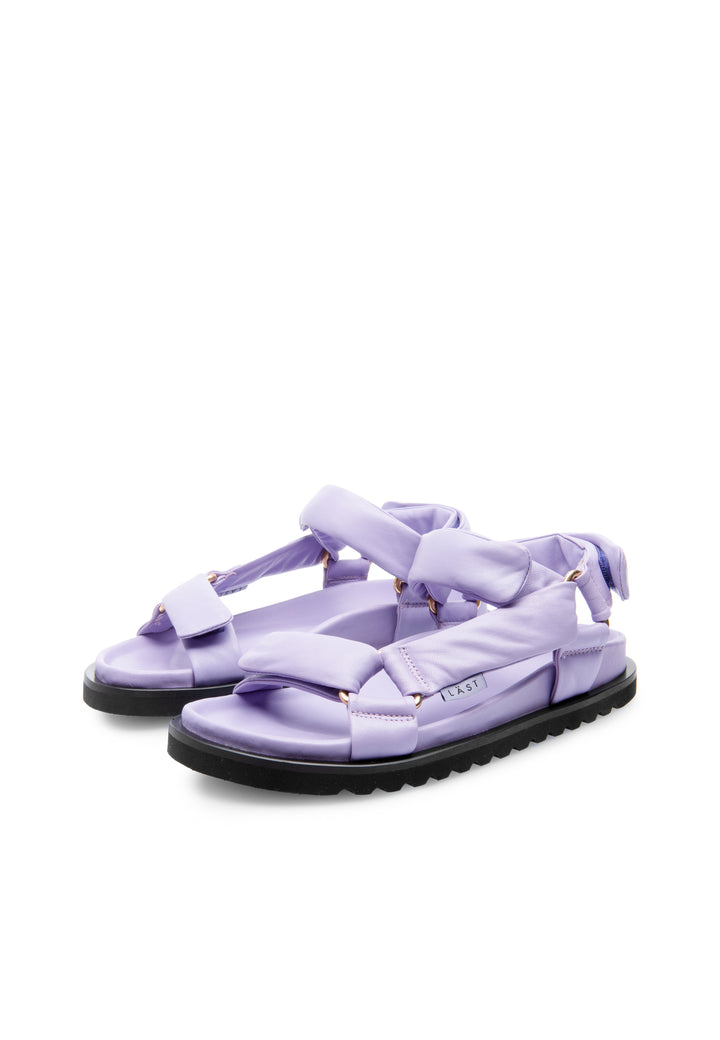 LÄST Flora - Leather - Lavender Sandals Lavender