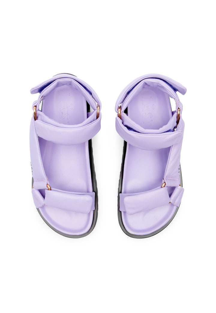 LÄST Flora - Leather - Lavender Sandals Lavender