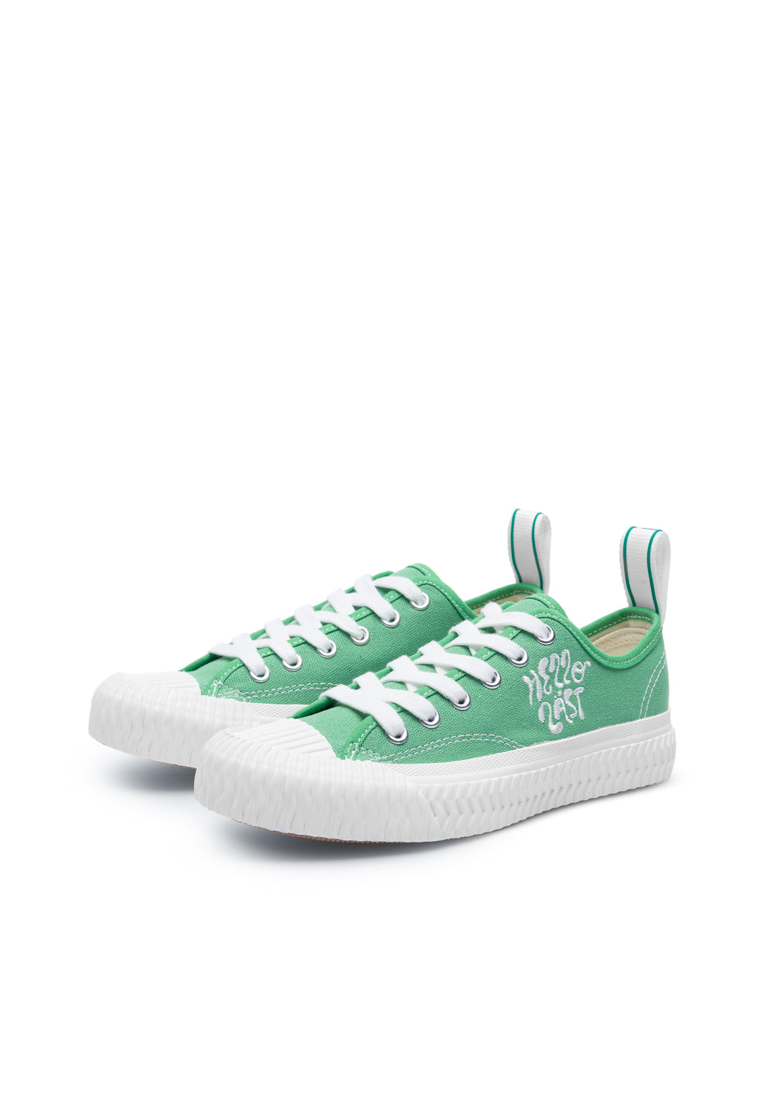 LÄST Fresh - Textile - Green Low Sneakers Green