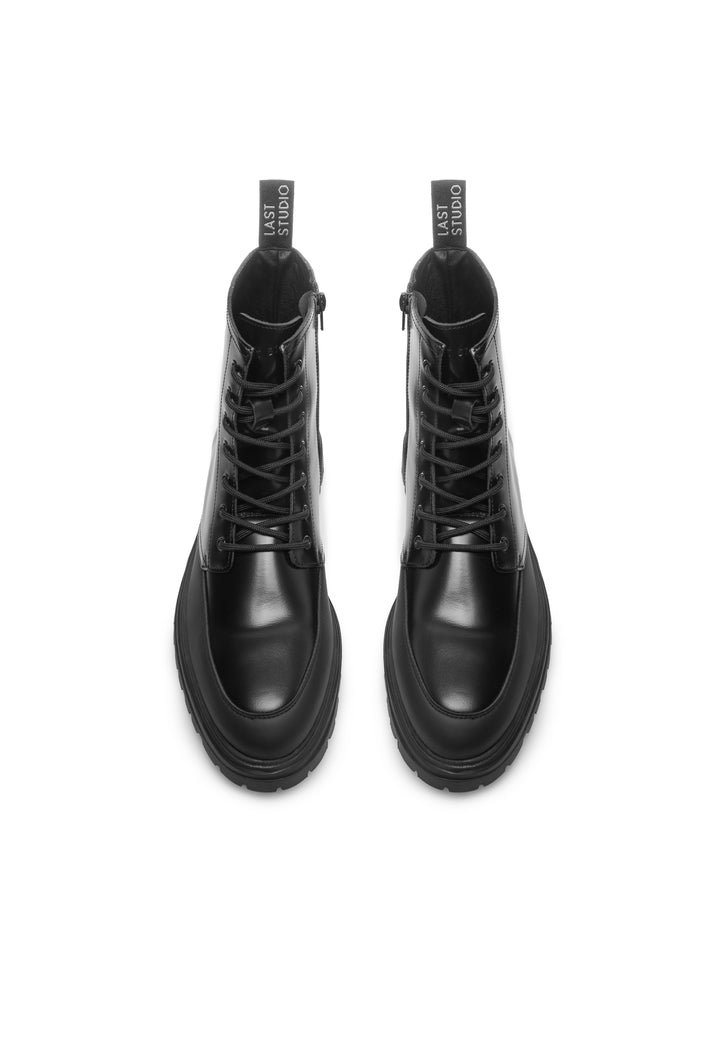 Last Studio Garfield Polido Leather - Black* Ankle Boots Black