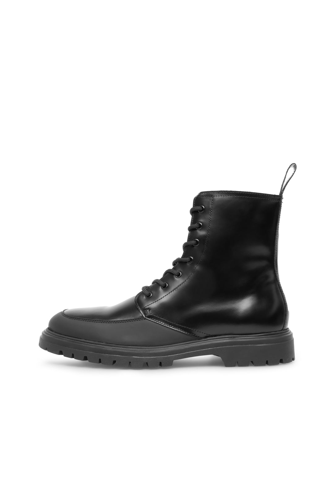 Last Studio Garfield Polido Leather - Black* Ankle Boots Black