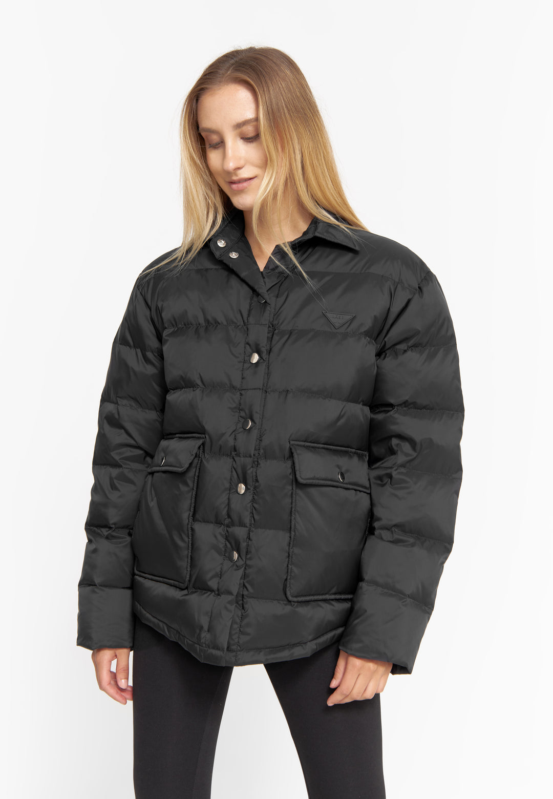 LÄST Light Shirt Puffer Jacket - Black Jackets Black