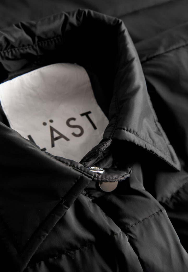 LÄST Light Shirt Puffer Jacket - Black Jackets Black