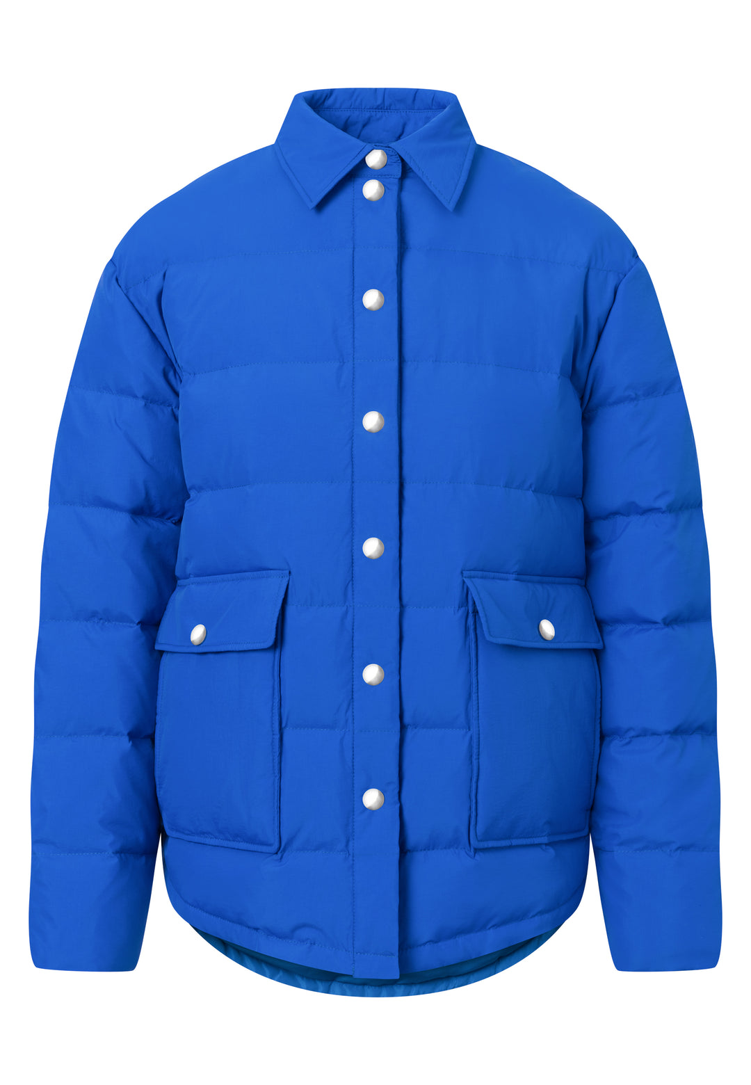 LÄST Light Shirt Puffer Jacket Brilliant Blue Jackets Brilliant Blue