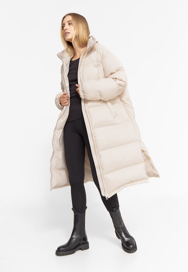 LÄST Long Puffer Jacket - Sand Jackets Sand