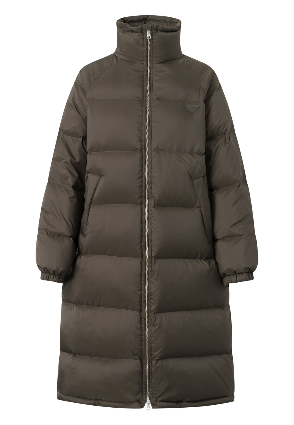 LÄST Long Puffer Jacket Olive Jackets Black Olive