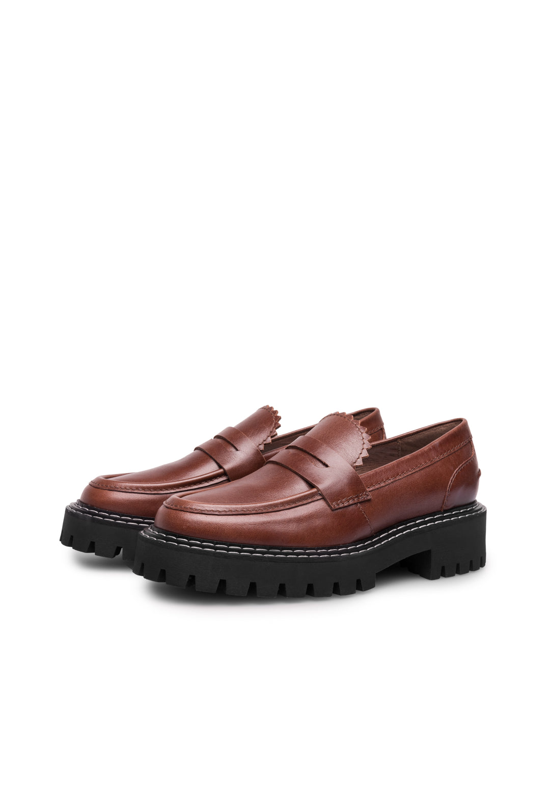 LÄST Matter Loafer Loafers Dark Brown