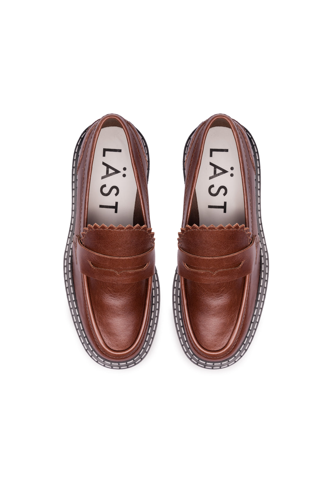 LÄST Matter Loafer Loafers Dark Brown