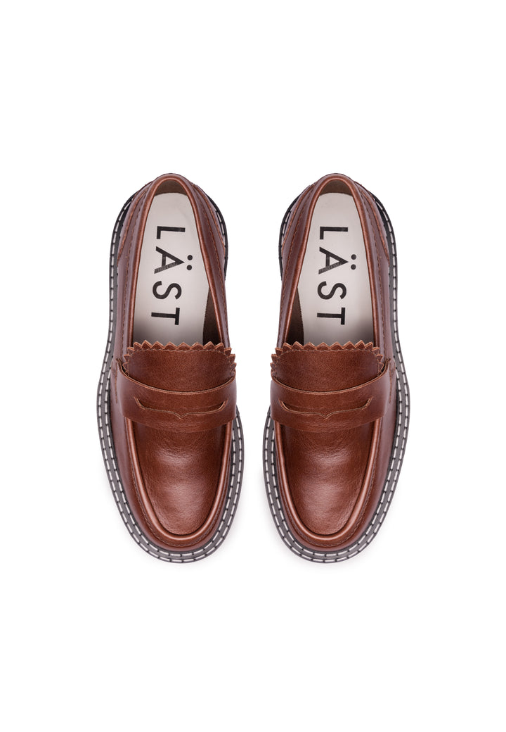 LÄST Matter Loafer Loafers Dark Brown