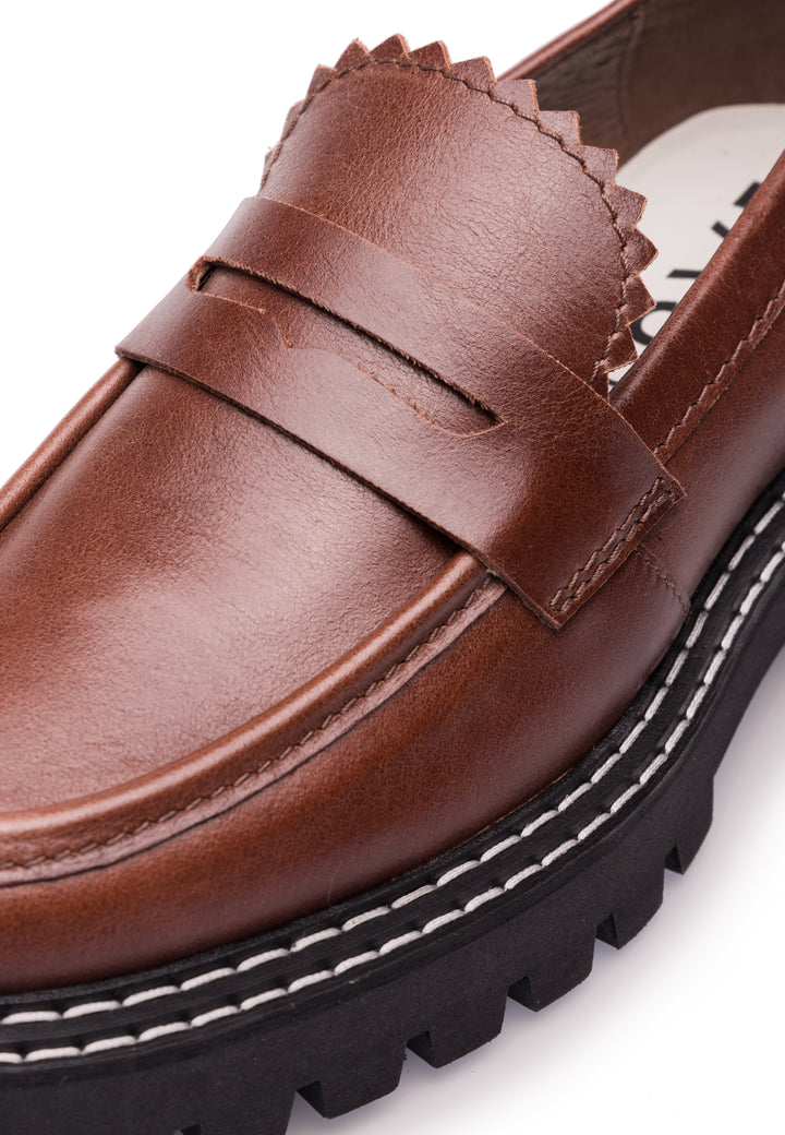 LÄST Matter Loafer Loafers Dark Brown