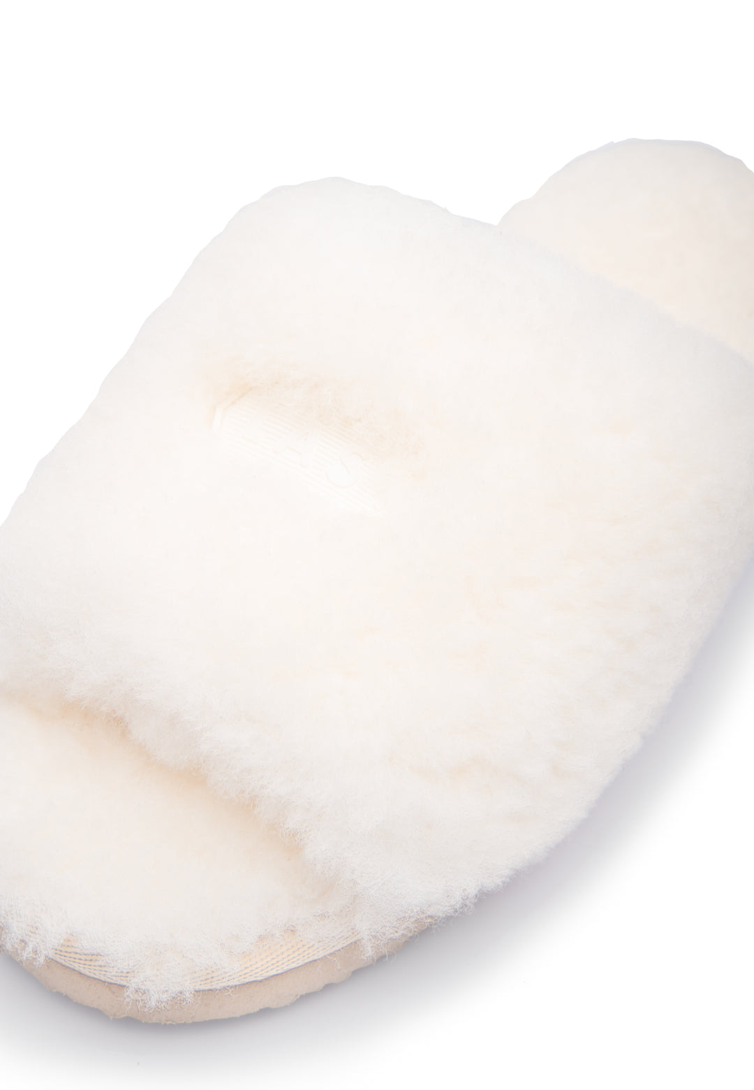 LÄST Miriam Slipper - Fur - Off White Slides Off White
