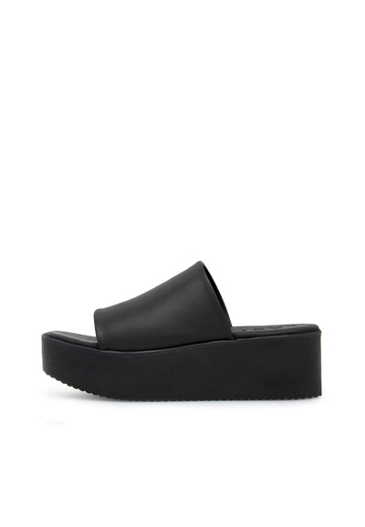 LÄST Nanna - Leather - Black Sandals Black