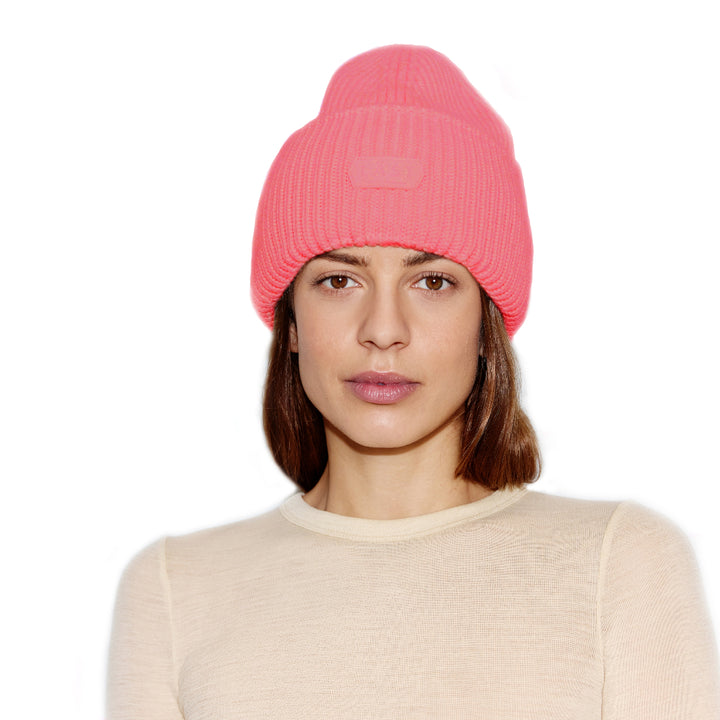 LÄST Oversize Beanie - Berry Hood Berry