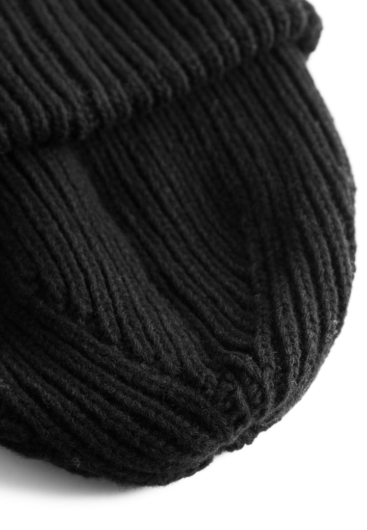 LÄST Oversize Black Hood Black