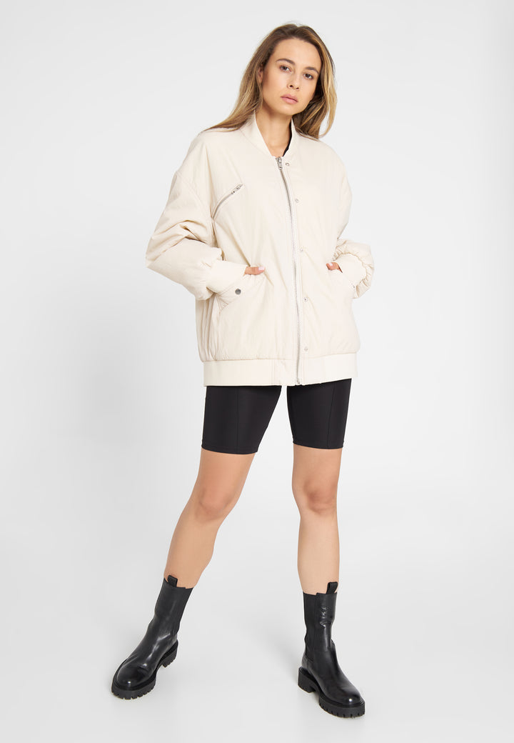 LÄST Oversize Bomber Jacket - Light Stone Jackets Light Stone