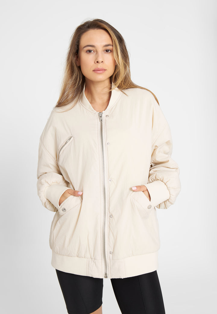 LÄST Oversize Bomber Jacket - Light Stone Jackets Light Stone