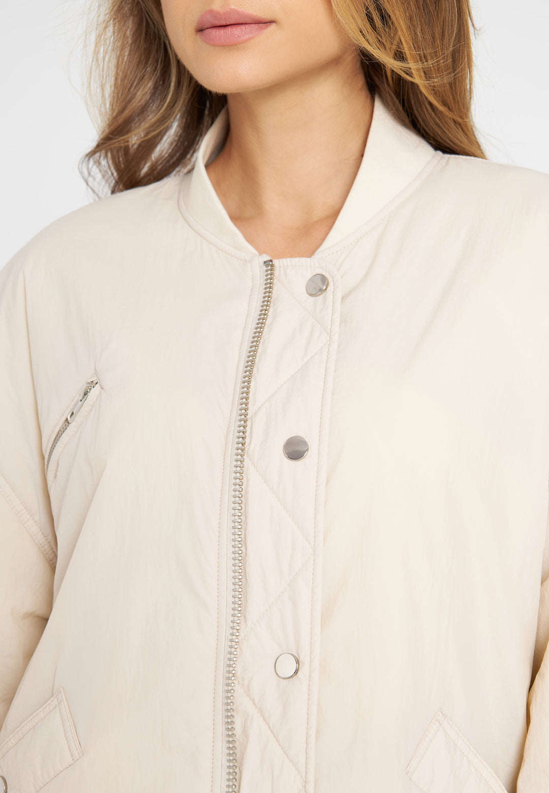 LÄST Oversize Bomber Jacket - Light Stone Jackets Light Stone