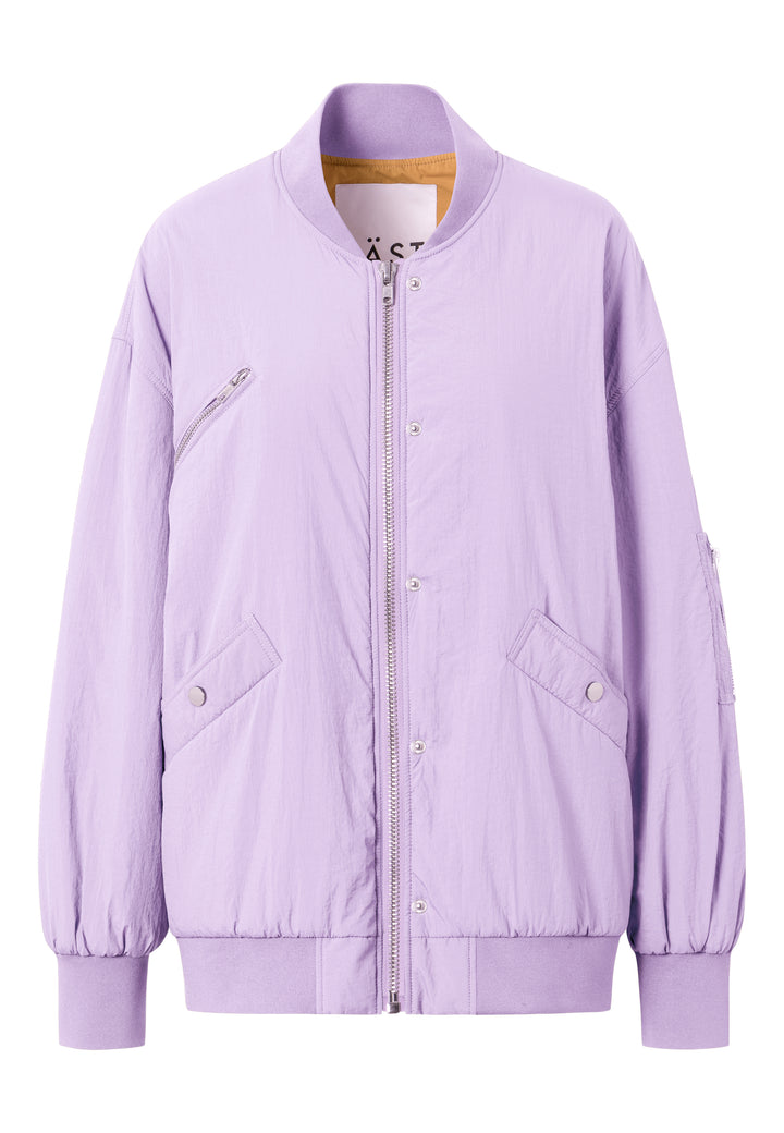 LÄST Oversize Bomber Jacket - Pale Purple Jackets Pale Purple