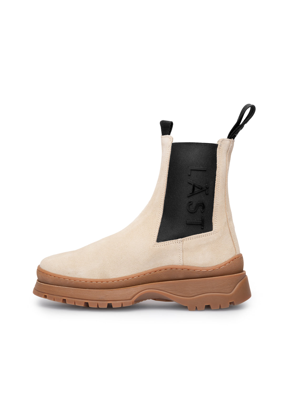 LÄST Powder Chelsea - Suede - Beige Ankle Boots Beige