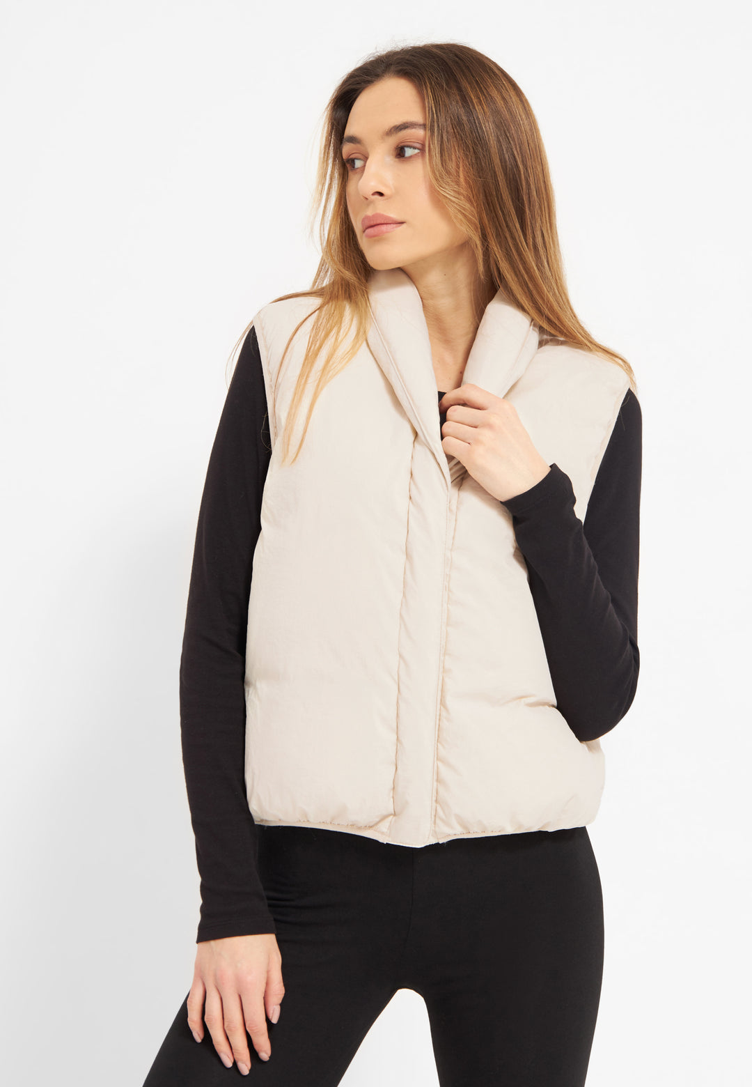 LÄST Puffy Waistcoat Off White Jackets Off White