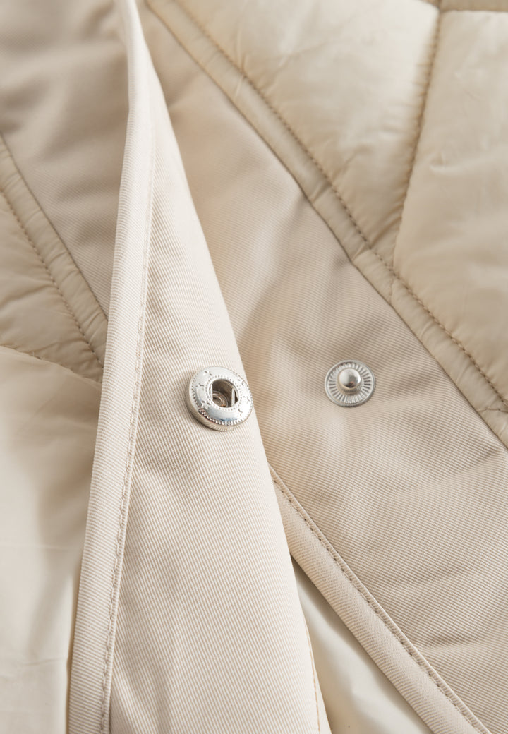 LÄST Quilted Waistcoat - Beige Jackets Beige