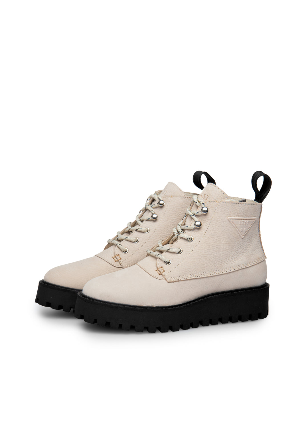 LÄST Rocky - Nubuck Leather - White II Ankle Boots White