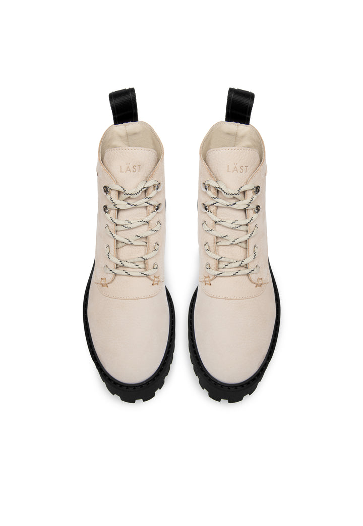 LÄST Rocky - Nubuck Leather - White II Ankle Boots White