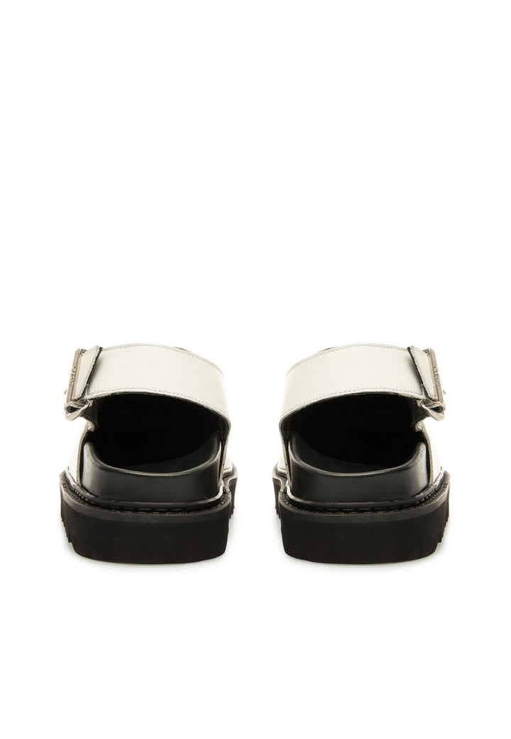 LÄST Saffran - Leather - Off White Slides Off White