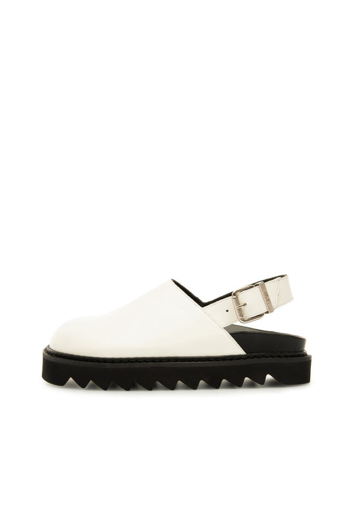 LÄST Saffran - Leather - Off White Slides Off White