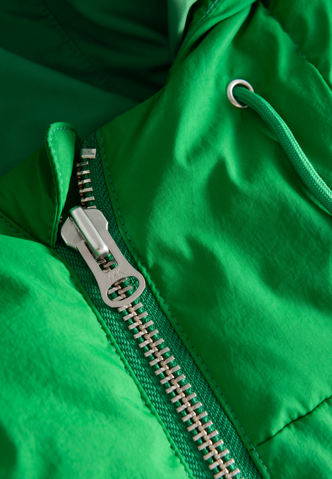 LÄST Short Hooded Puffer Jacket - Green Jackets Green