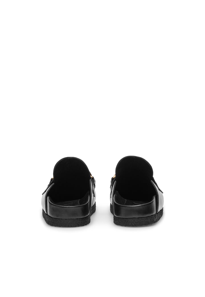 LÄST Slice - Leather - Black Slides Black