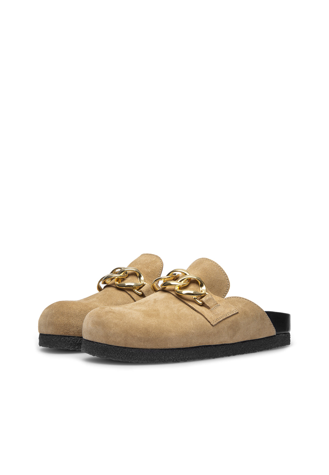 LÄST Slice - Suede - Sand Slides Sand