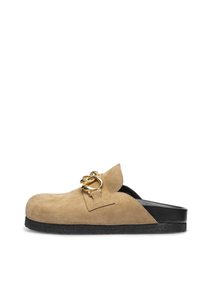 LÄST Slice - Suede - Sand Slides Sand