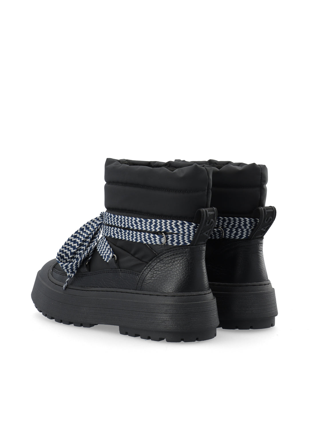 LÄST Snowboot - Leather/Textile - Black, Warm Lining*Snowboot - Leather/Textile - Black, Warm Lining Ankle Boots Black